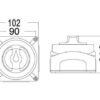 Osculati Selecta New MKIII battery switch