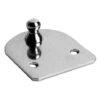 Osculati Compact flat plate w/10mm-ball