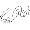 Osculati Compact 90° plate 10mm external