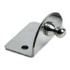 Osculati 90° plate Ø 10mm-ball external