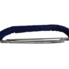 Osculati bimini cu 3 arcuri, din oțel inoxidabil AISI316, Ø 25 mm, lățime reglabilă 185/195 cm, culoare albastră