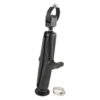 RAM® Stabilizator pentru motor de pescuit cu curea și clema de furtun – lung