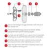 RAM Tough-Claw Double Ball Mount with LED Spotlight