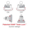 RAM® X-Grip®Suport pentru telefon Large cu ventuza Twist-Lock™ – Long