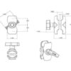 RAM Double Socket Arm – C Size Short