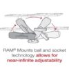 RAM Drill-Down Marine Electronic Mount