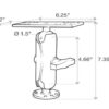 RAM Drill-Down Marine Electronic Mount