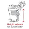 RAM Level Cup XL 32oz Drink Holder with RAM Tough-Claw