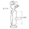 RAM Tough-Claw Trolling Motor Stabilizer – C Size Medium