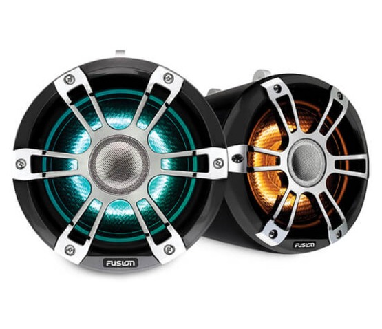 Garmin Fusion Signature Series 3 7.7-inch wake tower speakers CRGBW chrome