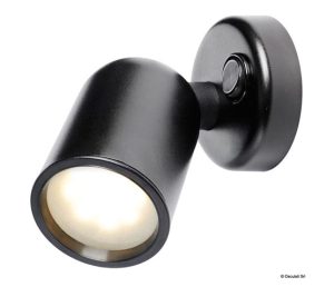 LED spotlight black