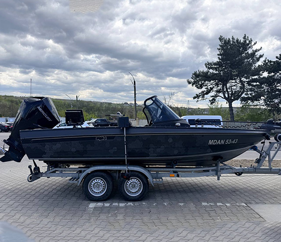 Finval 555 FishPro 2021 year with Mercury 200hp and trailer