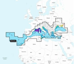 Navionics+ Mediterranean charts