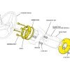 SeaStar Round Bezel Kit For SeaStar Hydraulic Helms Before 2009