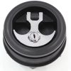 TH-MARINE Locking Anchor Lock – Black w/ Chrome Handle