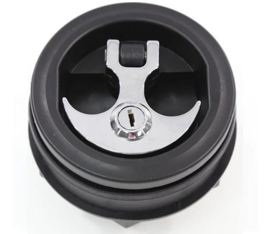 TH-MARINE Locking Anchor Lock – Black w/ Chrome Handle